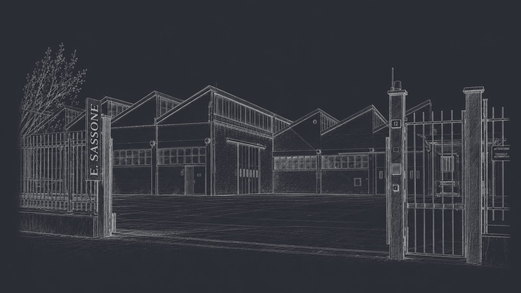 Visual corporate della sede E. SASSONE